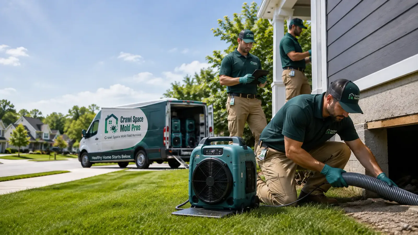 Crawl Space Mold Removal in Mccordsville, IN